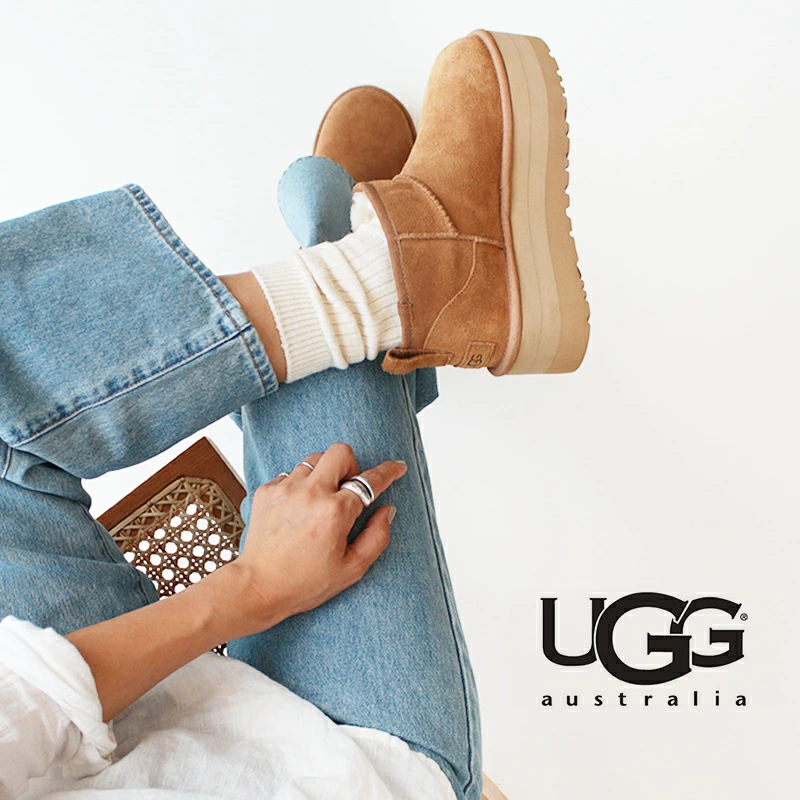 UGG 】クラシックウルトラミニプラットフォーム ショートブーツ | 住友